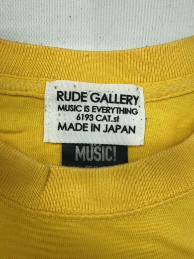 商品画像：Tシャツ/S/コットン/YLW/プリント// 3
