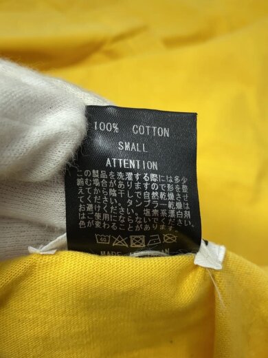 商品画像：Tシャツ/S/コットン/YLW/プリント// 4