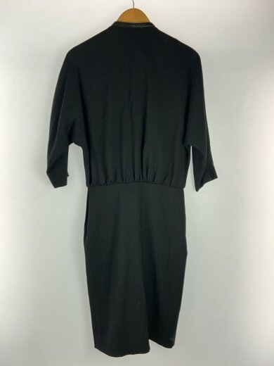 画像：DSQUARED2長袖ワンピース/42/ウール/BLK/無地2