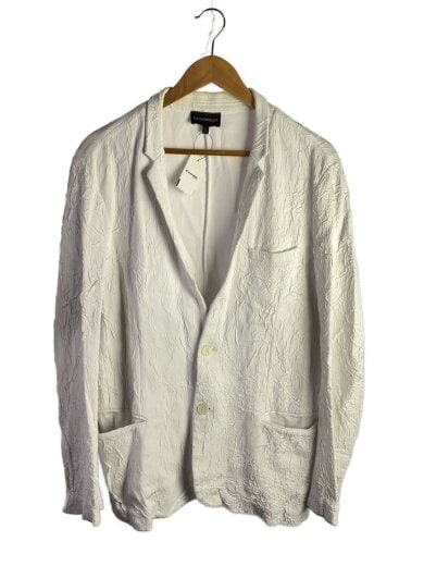 商品画像：テーラードジャケット/L/コットン/WHT/3y1g53 1j8qz 1