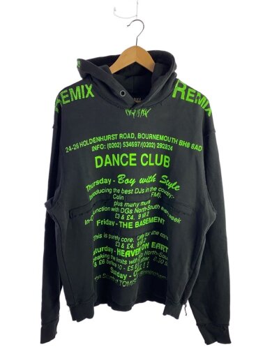 商品画像：パーカー/XL/コットン/BLK/総柄/915136 1