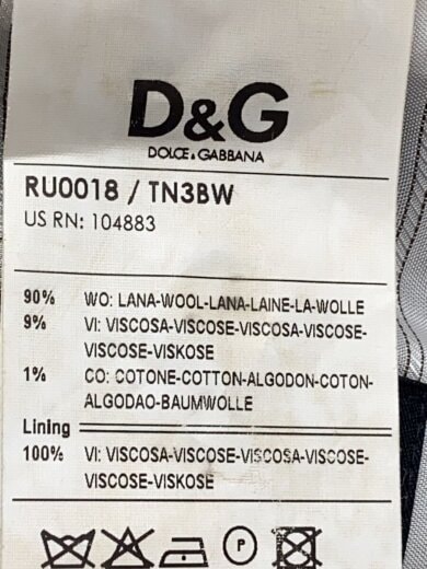 商品画像：スーツ/44/ウール/NVY/ストライプ/RU0018/TN3BW// 5