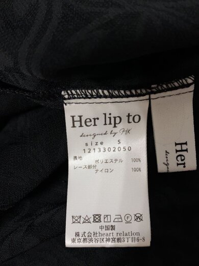 商品画像：長袖ブラウス/S/ポリエステル/BLK/無地/1213302050 5