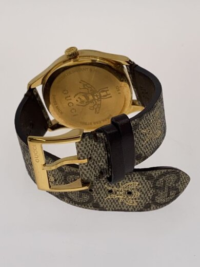 商品画像：クォーツ腕時計/アナログ/レザー/BRW/BRW/126.4 4