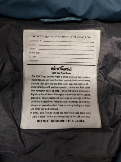 商品画像：MONSTER PARKA/S/ナイロン/BLU/WTL25101SK 3