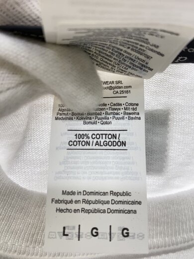 商品画像：Tシャツ/L/コットン/WHT/プリント 4