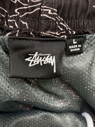 商品画像：ショートパンツ/L/ポリエステル/BLK/総柄/113132 4