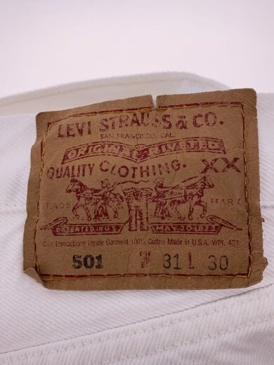 商品画像：ストレートパンツ/31/コットン/WHT/無地 4