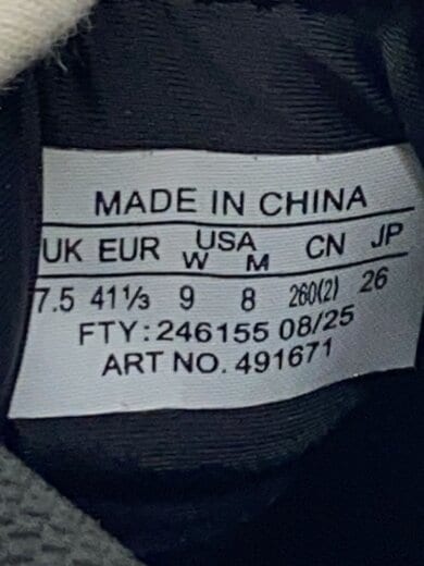 商品画像：ローカットスニーカー/26cm/BLK/491671 5