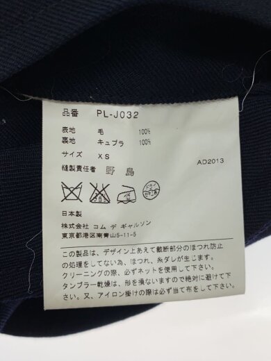 商品画像：コート/XS/ウール/NVY/pl-j032 4