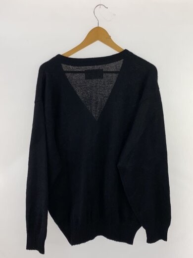 商品画像：カーディガン(厚手)/L/モヘア/BLK/無地 2