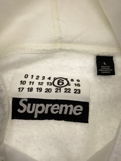 商品画像：パーカー/L/コットン/WHT/総柄 3