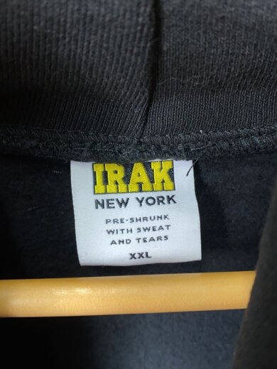 商品画像：パーカー/XXL/コットン/BLK/無地 3