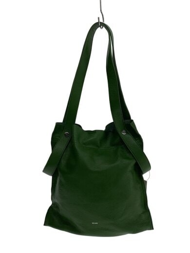 商品画像：トートバッグ/レザー/GRN/無地 1