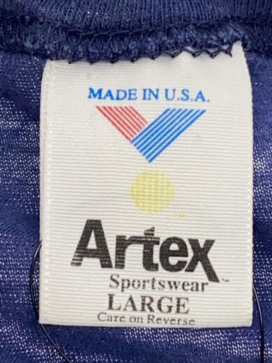 商品画像：Tシャツ/L/コットン/NVY/プリント/USA製/80s/Artex// 3