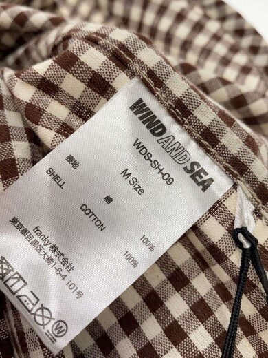 商品画像：半袖シャツ/M/コットン/BRW/チェック/WDS-SH-10 4