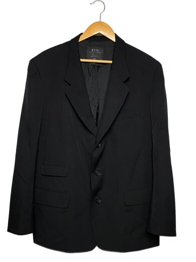 商品画像：テーラードジャケット/2/ウール/BLK/無地/ul-j01-101 1