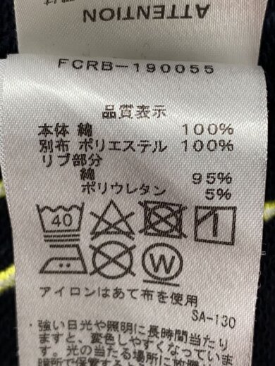 商品画像：スウェット/M/コットン/BLK/総柄/FCRB-190055// 4