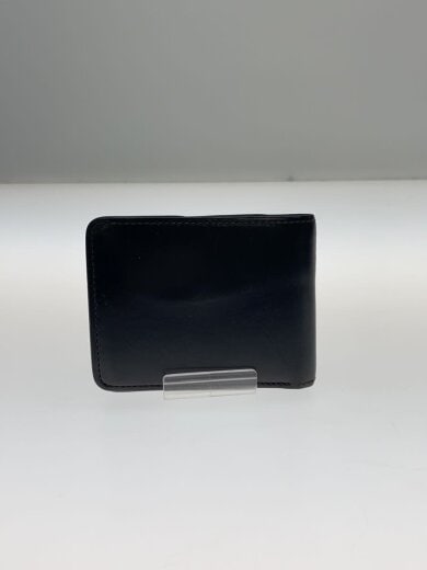 商品画像：2つ折り財布/レザー/BLK/無地/メンズ 2