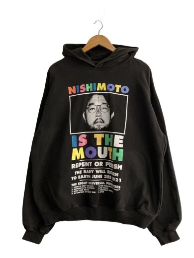 商品画像：パーカー/XL/コットン/BLK/プリント// 1