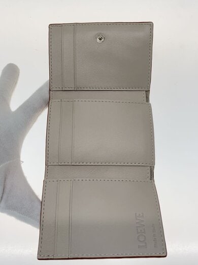 商品画像：3つ折り財布/レザー/CRM/無地/レディース// 4
