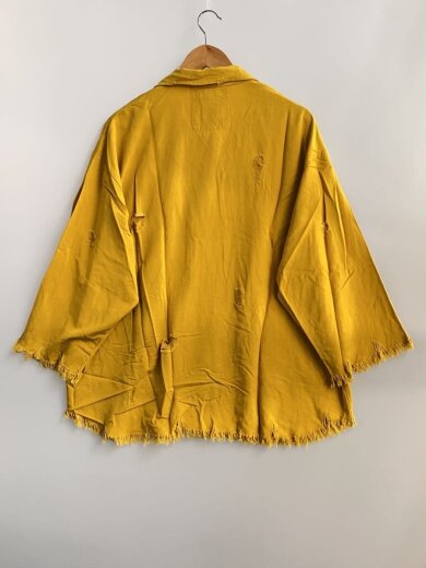 商品画像：7分袖シャツ/L/コットン/YLW/AM-2557002// 2