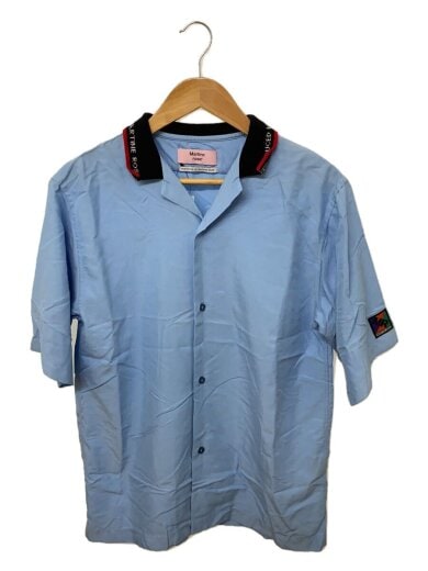 商品画像：I/オープンカラーシャツ/半袖シャツ/S/コットン/BLU/汚れ有 1