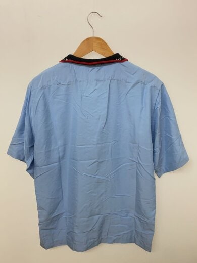 商品画像：I/オープンカラーシャツ/半袖シャツ/S/コットン/BLU/汚れ有 2