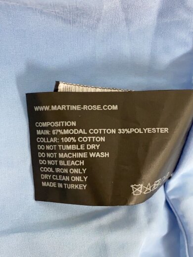 商品画像：I/オープンカラーシャツ/半袖シャツ/S/コットン/BLU/汚れ有 4