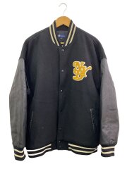 スタジャン/XL/ウール/BLK/22NYB-AW-18