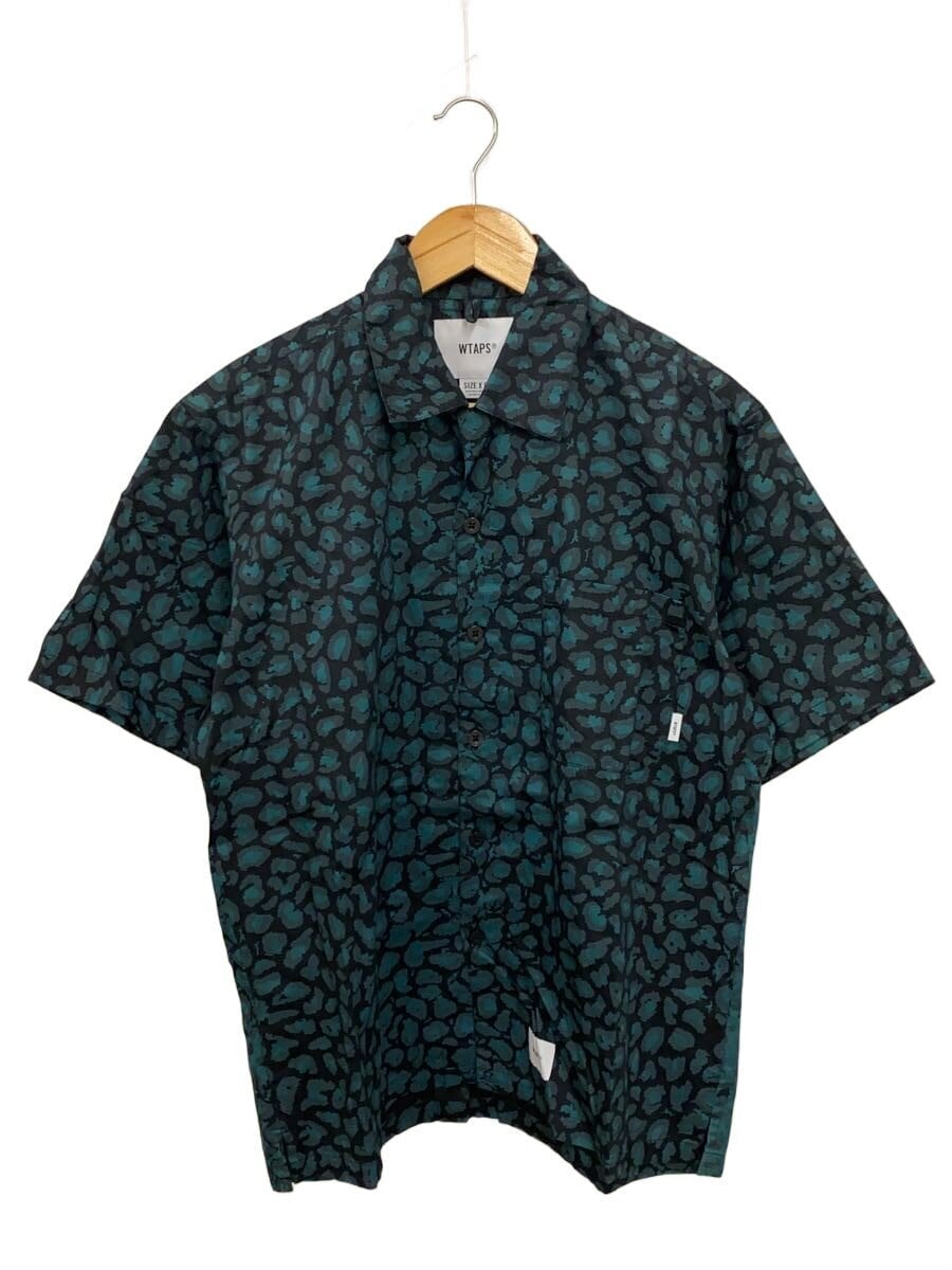 WTAPS / 半袖シャツ/1/コットン/BLK/カモフラ/221TQDT-SHM05