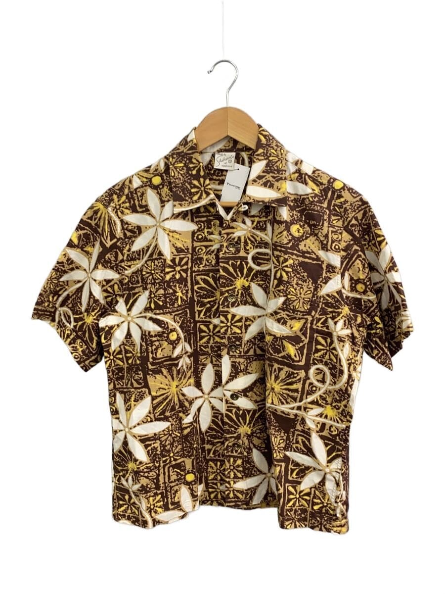 SUN SURF / アロハシャツ/S/コットン/BRW/ss30220