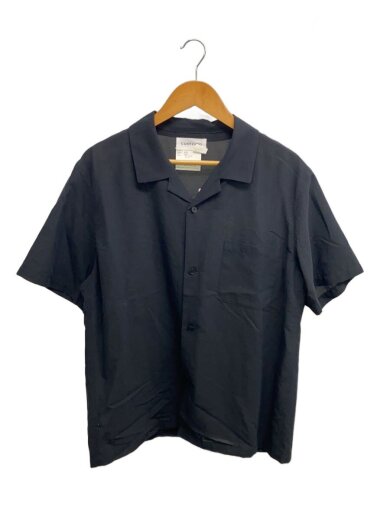 商品画像：半袖シャツ/S/コットン/BLK/無地/51911 1