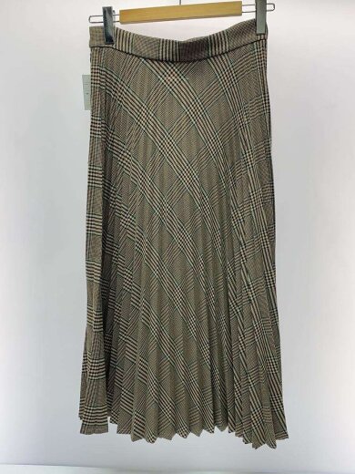 商品画像：ロングスカート/42/ポリエステル/BEG/チェック/S52MA0055　S49977 2