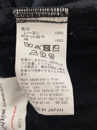 商品画像：ボトム/29/レーヨン/BLK/無地/25AW FA2 6