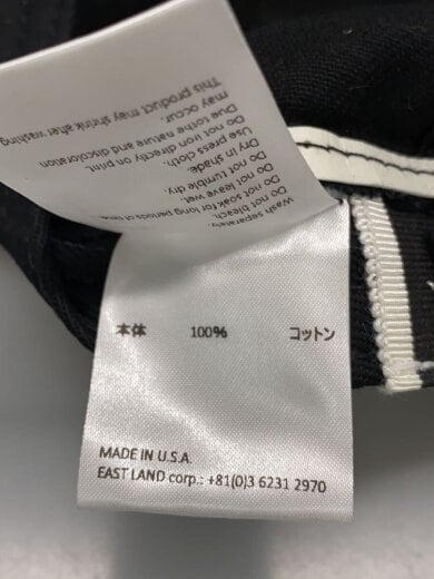 商品画像：キャップ/--/コットン/BLK/無地/メンズ 6