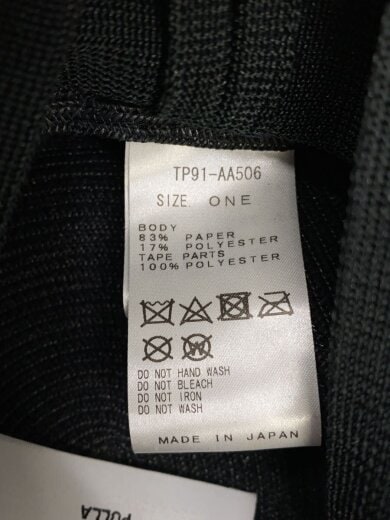 商品画像：ハット/--/ポリエステル/BLK/メンズ/TP91-AA506 6