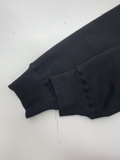 商品画像：ジップパーカー/L/コットン/BLK/無地 4