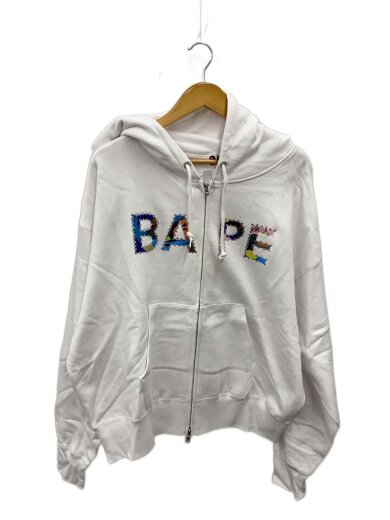 商品画像：ジップパーカー/M/コットン/WHT/001ZPL802008L/MULTI CAMO CRYSTAL// 1