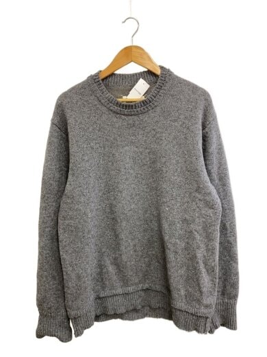 商品画像：ニット・セーター(厚手)/L/ウール/GRY/無地/SI1GP0001 S18064 1