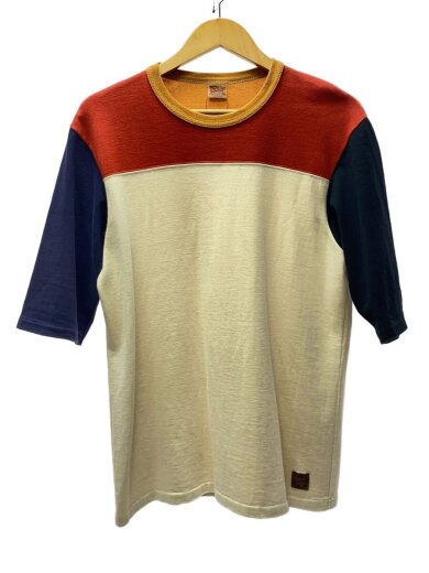 商品画像：7分袖カットソー/L/コットン/マルチカラー 1