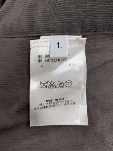 商品画像：長袖シャツ/1/コーデュロイ/GRY/無地/MWL001AW7542/オックスフォード ボタンダウンシャ// 4