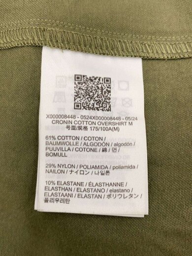 商品画像：Cronin Cotton Overshirt/色褪せ/長袖シャツ/M/コットン/KHK/無地 4