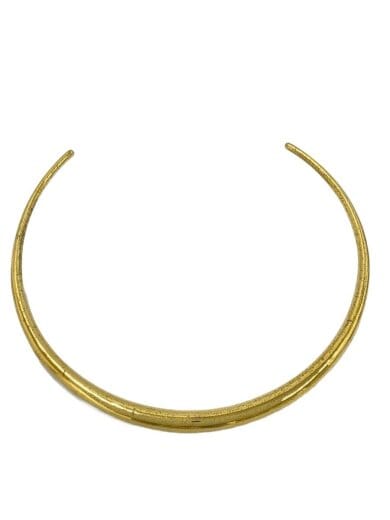 商品画像：アクセサリー/メッキ/GLD/レディース/tr100-tusk choker// 2