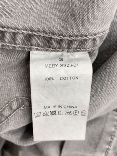 商品画像：Meme/ジャケット/S/コットン/GRY/無地/MEBY-SS23-01 4