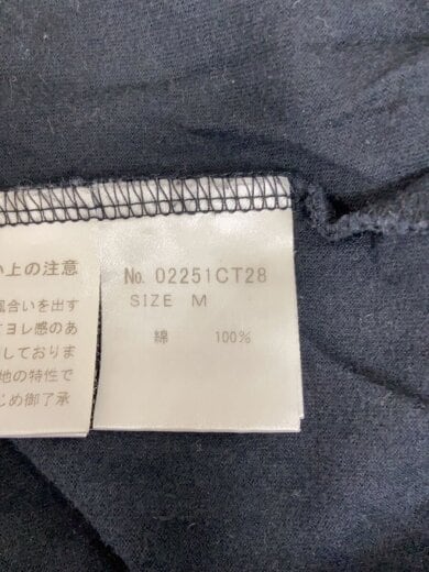 商品画像：Tシャツ/M/コットン/BLK/無地/02251CT28 4
