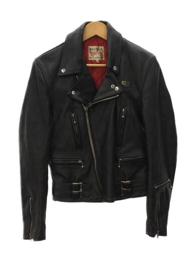 画像：Lewis LeathersEngland製/AVIAKIT/ライトニング/ダブルライダースジャケット/34/レザー/BLK1