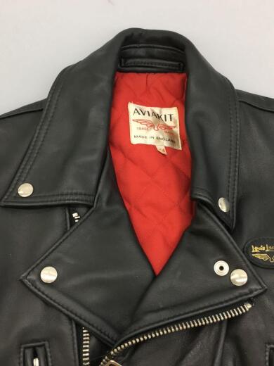 画像：Lewis LeathersEngland製/AVIAKIT/ライトニング/ダブルライダースジャケット/34/レザー/BLK6