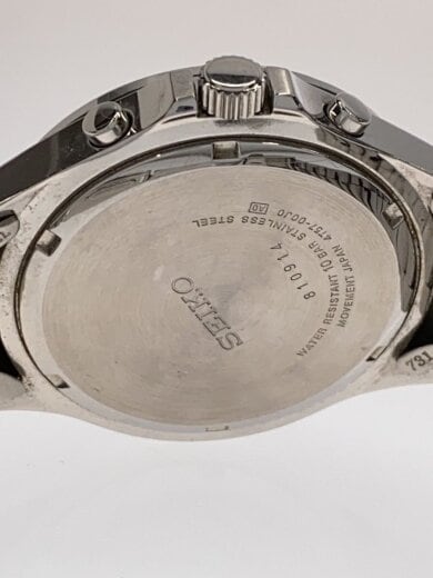 商品画像：クォーツ腕時計/アナログ/BLU/SLV 3