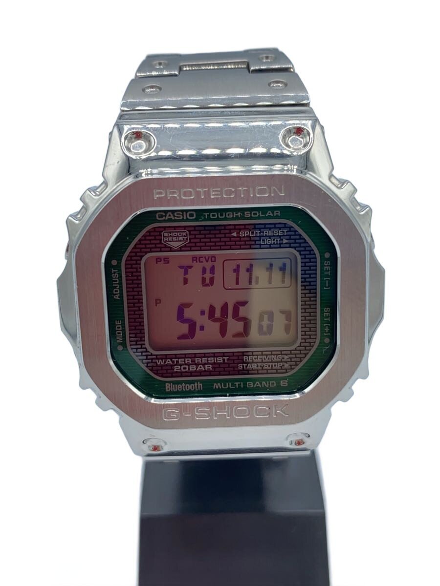 CASIO / クォーツ腕時計/デジタル/ステンレス/GMW-B5000